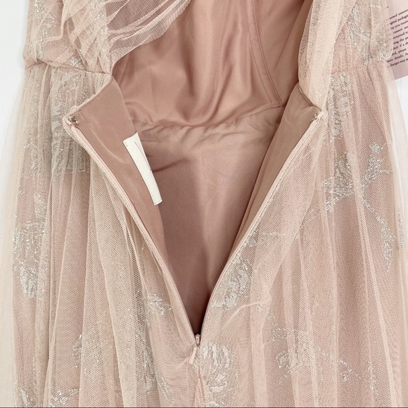 Anthropologie BHLDN Hayley Paige Phoebe Gown Sz 10 - Picture 9 of 13